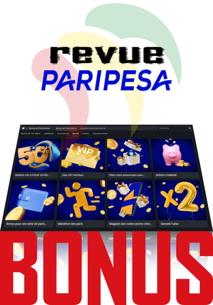 L'offre de bienvenue de Paripesa